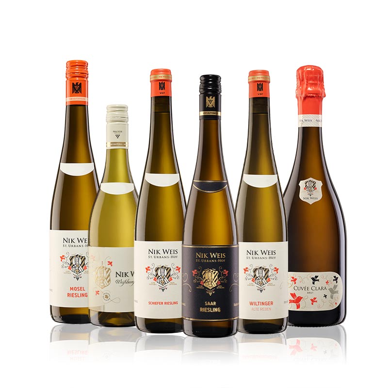Weinpaket Nik Weis Mosel geschenk Weinhaus Heuser